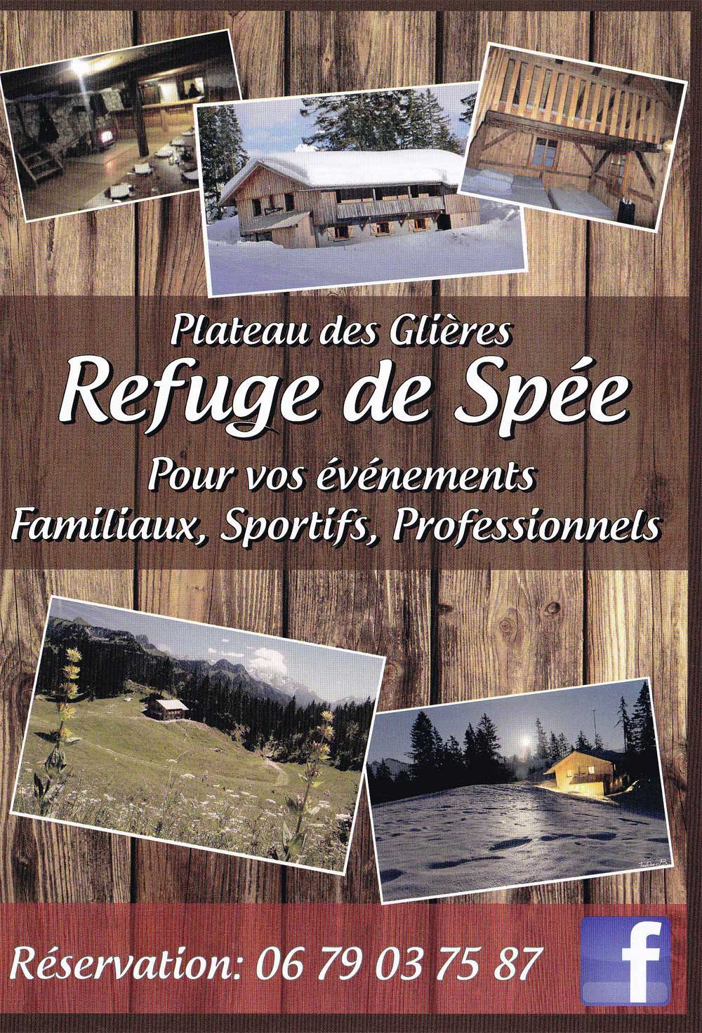 refuge de spée chalet chez Régina plateau des Glières Haute Savoie France alpes françaises 